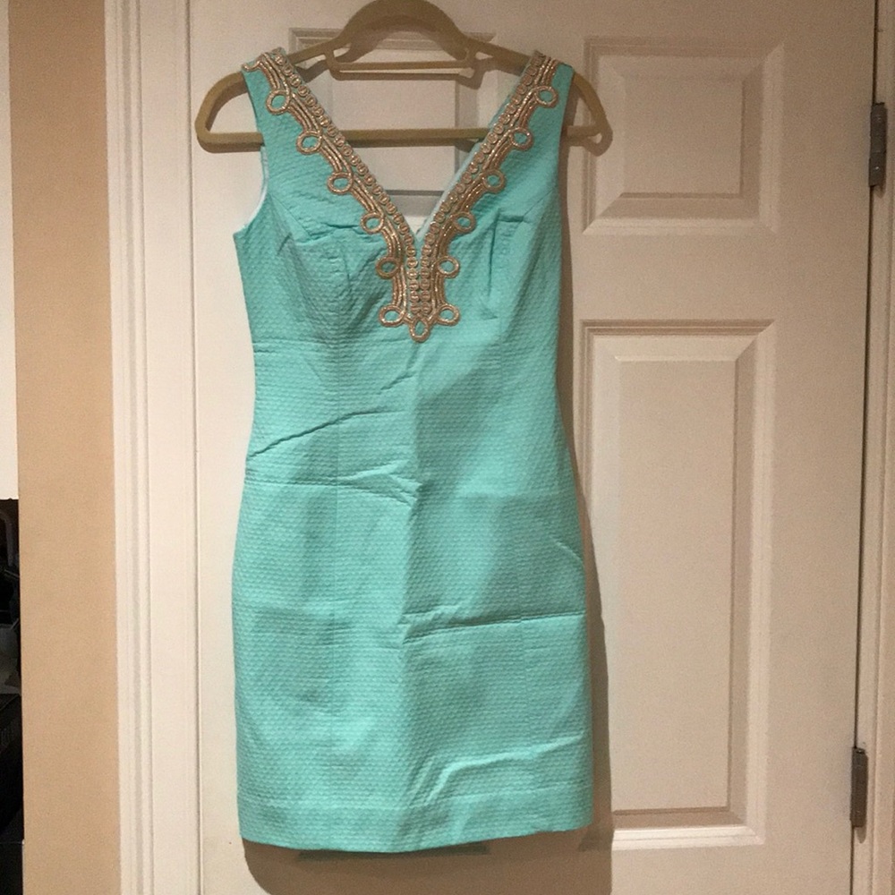 Lilly Pulitzer Bentley Shift in Poolside Blue